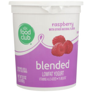 Raspberry Blended Lowfat Yogurt