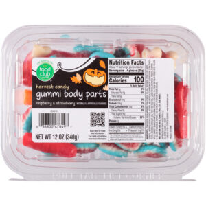 Raspberry & Strawberry Gummi Body Parts Harvest Candy