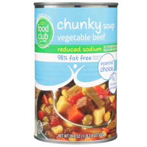 Reduced Sodium Vegetable Beef Chunky Soup