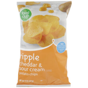 Ripple Cheddar & Sour Cream Flavored Potato Chips
