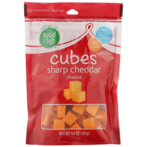 Sharp Cheddar Cheese Cubes