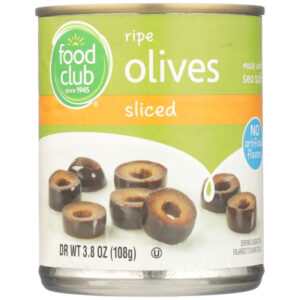Sliced Ripe Olives