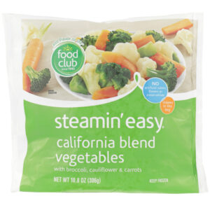 Steamin' Easy  California Blend Vegetables With Broccoli  Cauliflower & Carrots