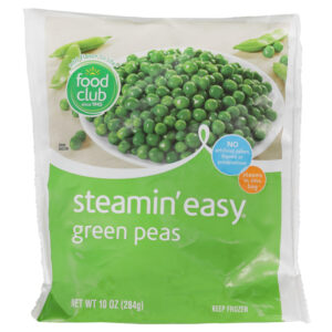 Steamin' Easy  Green Peas