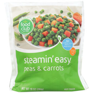 Steamin' Easy  Peas & Carrots