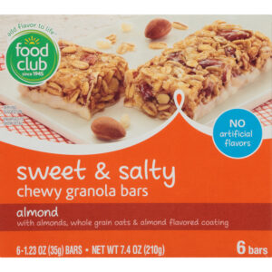 Swt And Slty Bar Almond 6 Ct