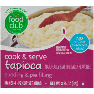 Tapioca Cook & Serve Pudding & Pie Filling