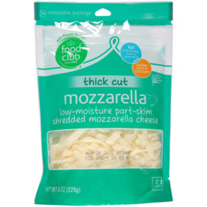 Thick Cut Low-Moisture Part-Skim Shredded Mozzarella Cheese