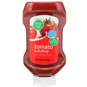Tomato Ketchup Sweetened With Sugar