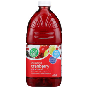 Unsweetened Cranberry Juice Blend Of 4 Fruit Flavored Juices From Concentrate