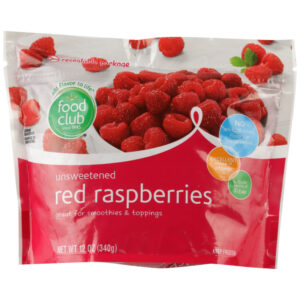 Unsweetened Red Raspberries