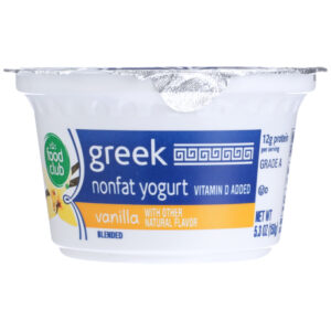 Vanilla Blended Greek Nonfat Yogurt