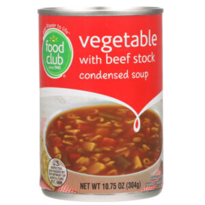 Vegetable With Beef Stock Condensed Soup