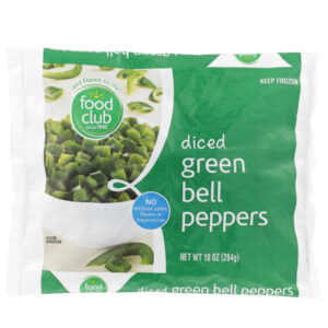 Diced Green Bell Peppers