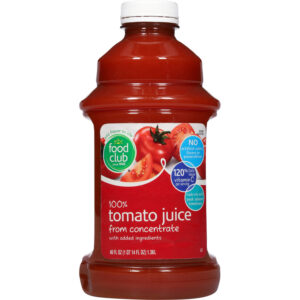 Food Club 100% Tomato Juice 46 fl oz