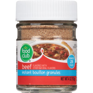 Food Club Beef Instant Bouillon Granules 4 oz