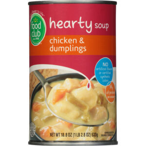 Food Club Chicken & Dumplings Hearty Soup 18.8 oz