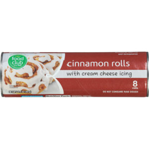 Food Club Cinnamon Rolls with Cream Cheese Icing 8 ea