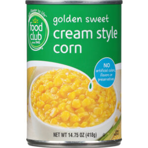 Food Club Cream Style Golden Sweet Corn 14.75 oz