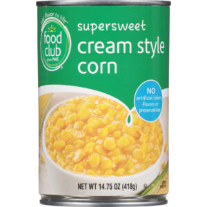 Food Club Cream Style Supersweet Corn 14.75 oz