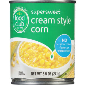 Food Club Cream Style Supersweet Corn 8.5 oz