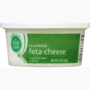 Food Club Crumbled Feta Cheese 5 oz