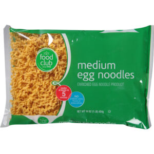 Food Club Egg Noodles Medium 16 oz