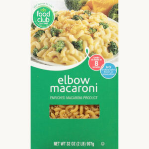 Food Club Elbow Macaroni 32 oz