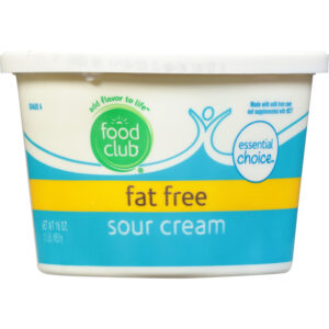 Food Club Essential Choice Fat Free Sour Cream 16 oz