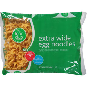 Food Club Extra Wide Egg Noodles 12 oz