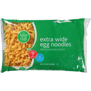 Food Club Extra Wide Egg Noodles 16 oz