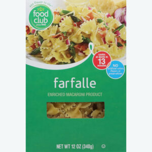 Food Club Farfalle 12 oz