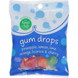 Food Club Gum Drops 9 oz
