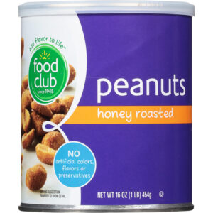 Food Club Honey Roasted Peanuts 16 oz