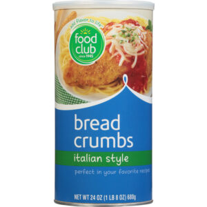 Food Club Italian Style Bread Crumbs 24 oz