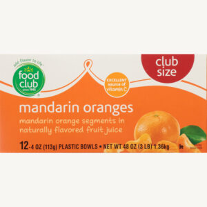 Food Club Mandarin Oranges Club Size 12 ea