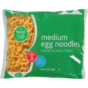 Food Club Medium Egg Noodles Medium 12 oz