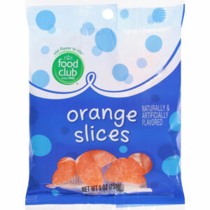 Food Club Orange Slices Candy 9 oz