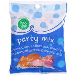 Food Club Party Mix Candy 7.5 oz