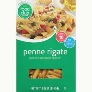 Food Club Penne Rigate 16 oz