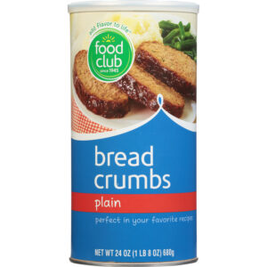 Food Club Plain Bread Crumbs 24 oz