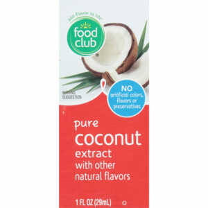 Food Club Pure Coconut Extract 1 fl oz