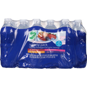 Food Club Purified Water Beverage Variety Pack 24 - 16.9 fl oz Bottles