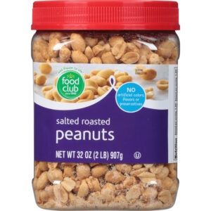 Food Club Salted Roasted Peanuts 32 oz