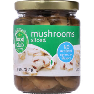 Food Club Sliced Mushrooms 4.5 oz