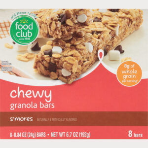 Food Club S'mores Chewy Granola Bars 8 - 0.84 oz Packs