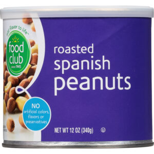 Food Club Spanish Roasted Peanuts 12 oz