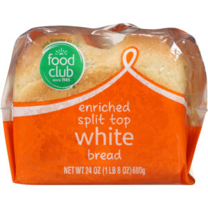 Food Club Split Top White Enriched Bread 24 oz