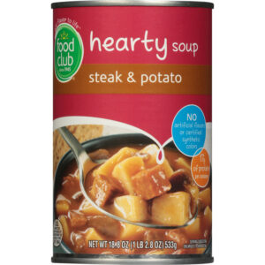 Food Club Steak & Potato Hearty Soup 18.8 oz