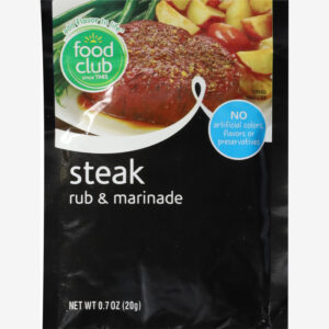Food Club Steak Rub & Marinade 0.7 oz